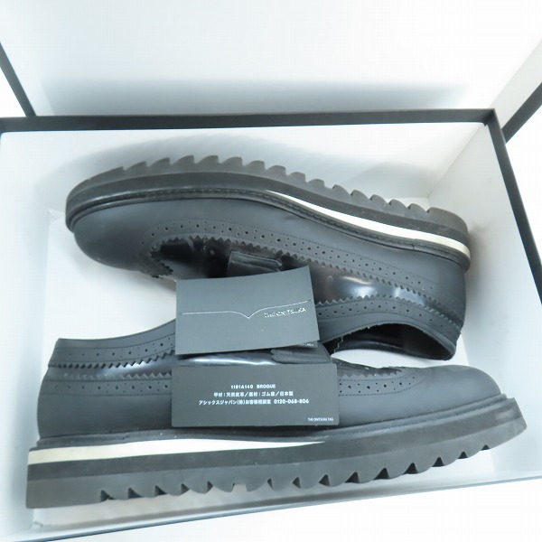 実際に弊社で買取させて頂いたonitsuka tiger/オニツカタイガー THE ONITSUKA BROGUE/ブローグ レザーシューズ 1181A140/29の画像 7枚目
