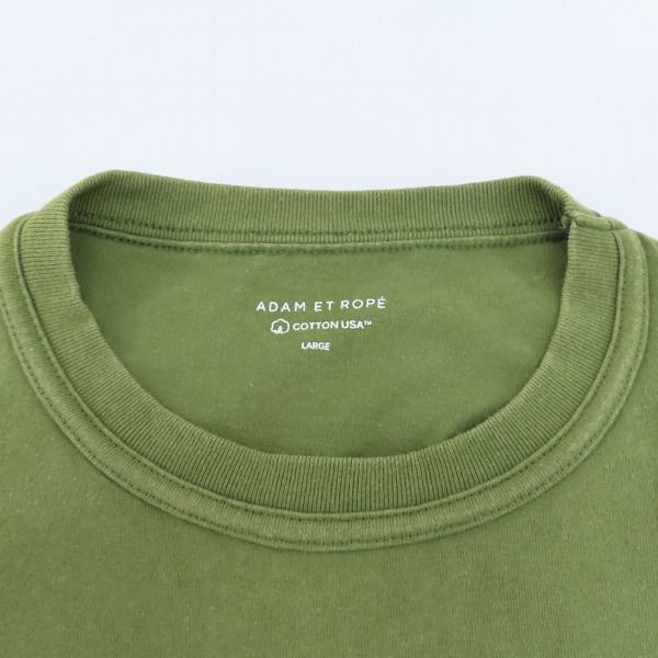 実際に弊社で買取させて頂いたADAM ET ROPE/アダムエロペ リブ付きTシャツ GMM-09290-A/Lの画像 6枚目