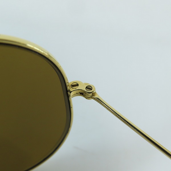 実際に弊社で買取させて頂いたRayBan/レイバン AVIATOR アビエーター B&L ボシュロム ティアドロップ サングラスの画像 4枚目