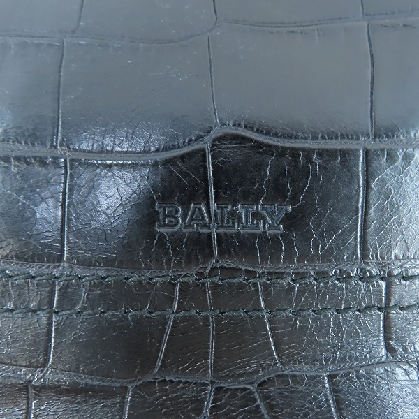 実際に弊社で買取させて頂いたBALLY/バリー クロコ型押し/肩がけバッグの画像 5枚目