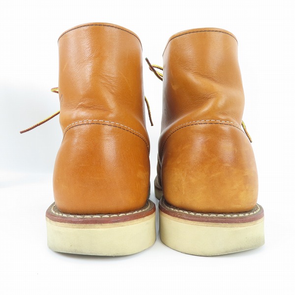 実際に弊社で買取させて頂いたRED WING/レッドウィング アイリッシュセッター プレーントゥ 9107 8.5Dの画像 1枚目