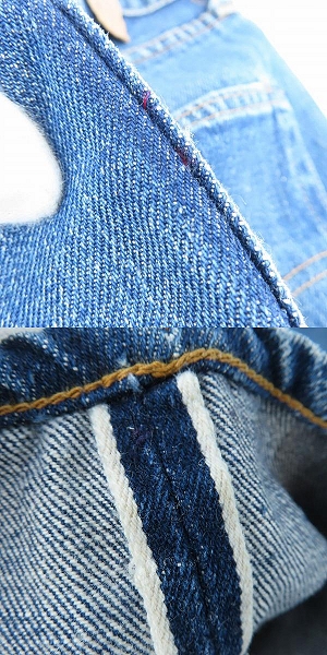 実際に弊社で買取させて頂いたLEVI'S/リーバイス ヴィンテージ 70s頃 501 刻印16/点々/紙パッチ/セルビッジ/シングルステッチ デニムパンツの画像 7枚目