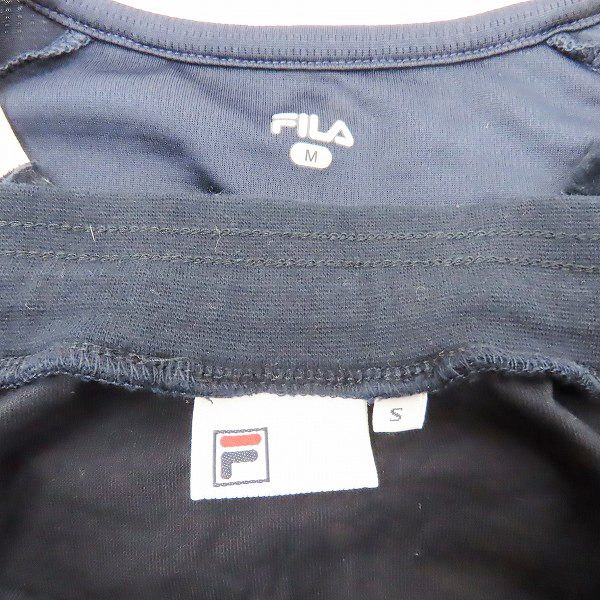 実際に弊社で買取させて頂いたFILA/フィラ テニスウェア レディース セットアップ ネイビー VL2383/VL2382 S/Mの画像 2枚目