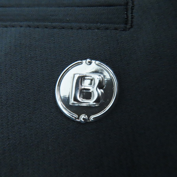 実際に弊社で買取させて頂いた【未使用】BRIEFING/ブリーフィング ゴルフウェア MENS PIQUE SINGLE PLEATED DRESS PANTS パンツ ブラック BRG241M55 Lの画像 5枚目