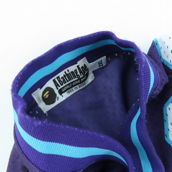 実際に弊社で買取させて頂いたA BATHING APE/アベイシングエイプ FOOTBALL RELAXED FIT TEE/フットボール リラックス フィット Tシャツ 001CSK301315M/2XLの画像 6枚目