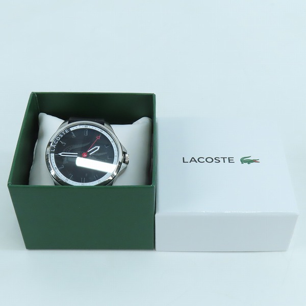 実際に弊社で買取させて頂いたLACOSTE/ラコステ クオーツ 腕時計 LC.91.1.14.2667【動作未確認】の画像 7枚目