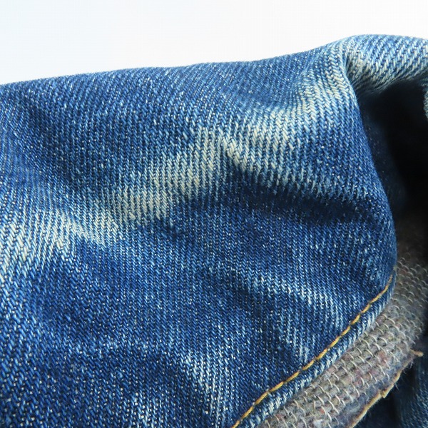 実際に弊社で買取させて頂いたLEVI'S/リーバイス 刻印526 3rdサード BIG E Gジャン/デニムジャケットの画像 5枚目