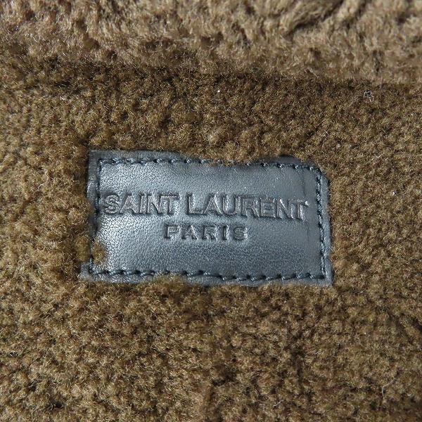 実際に弊社で買取させて頂いた 【JPタグ】Saint Laurent/サンローラン 裏地羊毛皮/ムートン コーデュロイジャケット 527408 YZ825 2002/XLの画像 2枚目