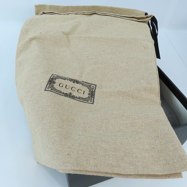 実際に弊社で買取させて頂いたGUCCI/グッチ GGスプリーム スニーカー 700641/8.5の画像 7枚目