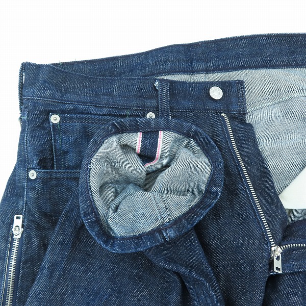 実際に弊社で買取させて頂いたLEVI'S/リーバイス FENOM 207M Painted Green Stitch/グリーンステッチ FM207-0032/W34 L32の画像 2枚目