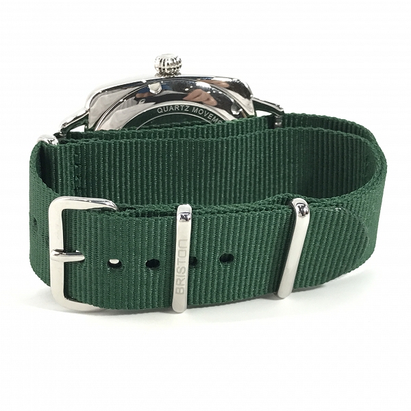 実際に弊社で買取させて頂いたBRISTON/ブリストン Clubmaster Vintage/クラブマスターヴィンテージ グリーン クオーツ 17440.PS.V.16.LFBG【動作未確認】の画像 2枚目