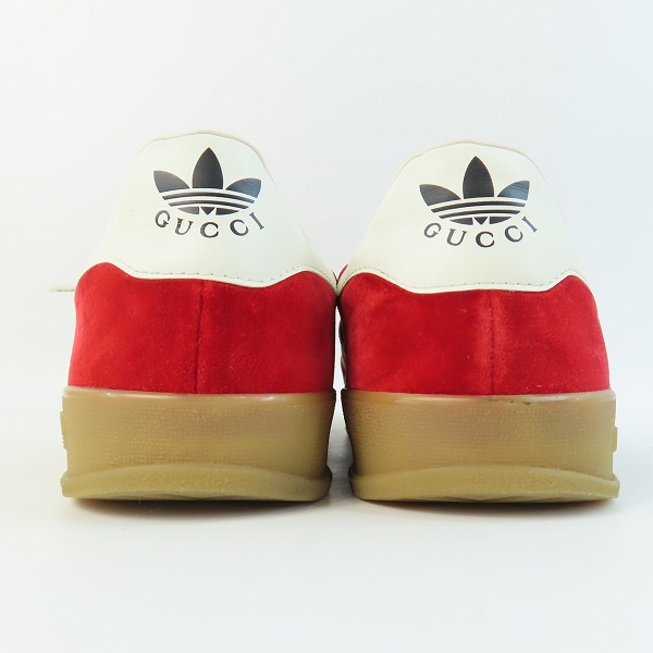実際に弊社で買取させて頂いたadidas × Gucci/アディダス グッチ Gazelle Red/ガゼル レッド スニーカー HQ8853/26の画像 1枚目