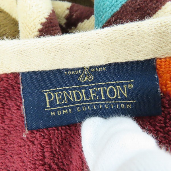 実際に弊社で買取させて頂いたPENDLETON/ペンドルトン OVERSIZED JACQUARD TOWELSブランケット/タオルケット XB233-55164の画像 2枚目