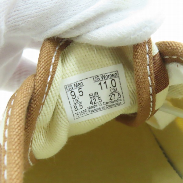 実際に弊社で買取させて頂いたVANS/バンズ AUTHENTIC 44 DX/オーセンティック 44 D VN0005U8GWT/27.5の画像 5枚目