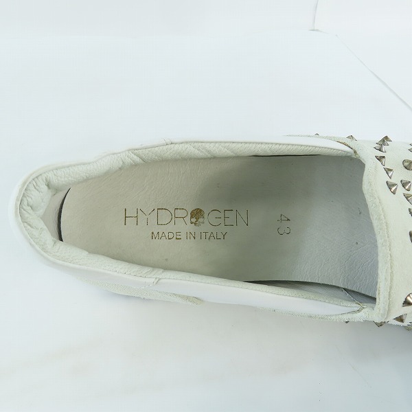 実際に弊社で買取させて頂いたHydrogen/ハイドロゲン スタッズ スリッポン/43の画像 4枚目