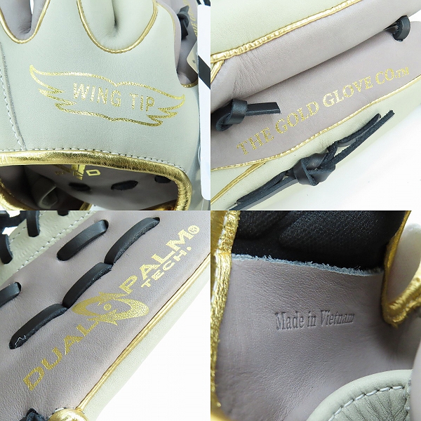 実際に弊社で買取させて頂いたRawlings/ローリングス 軟式グラブ オールラウンド用 ハイパーテック GR4FHTCN55W グローブ/グラブの画像 5枚目