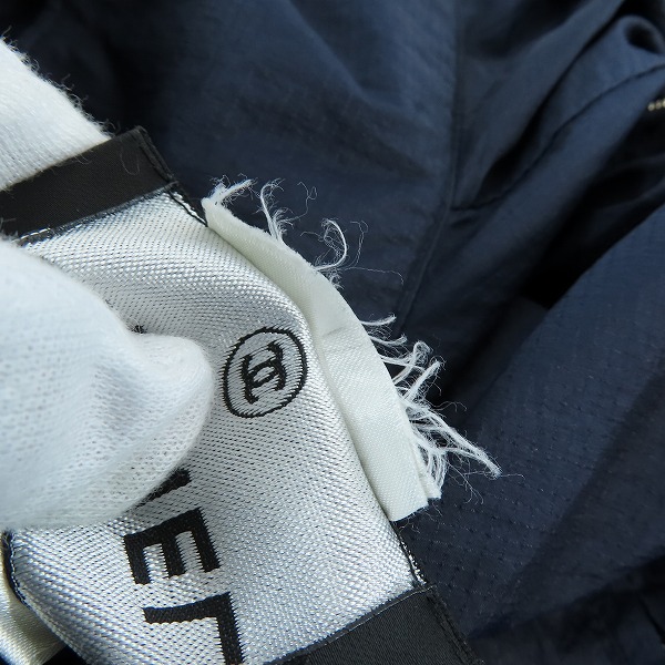 実際に弊社で買取させて頂いたCHANEL/シャネル ジップアップ ブルゾン AZ328/38の画像 7枚目