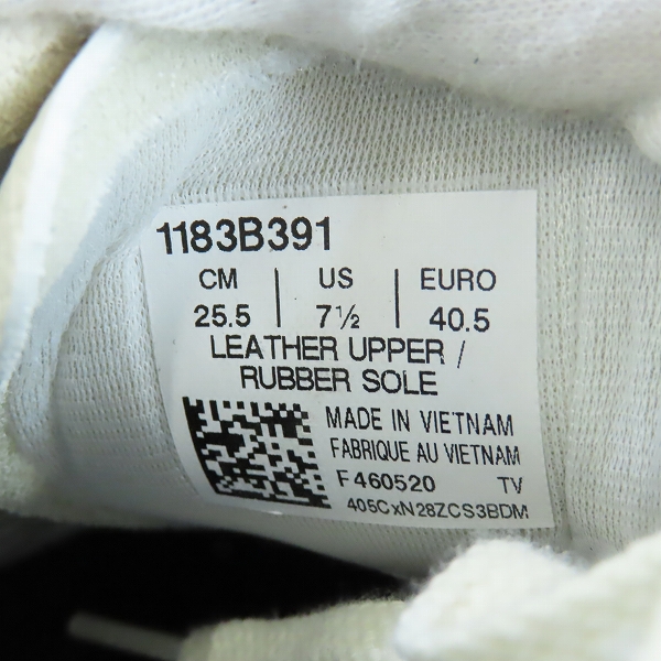実際に弊社で買取させて頂いた【未使用】Onitsuka Tiger/オニツカタイガー MEXICO 66/メキシコ66 スニーカー 1183B391-200/25.5の画像 5枚目