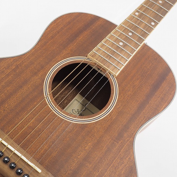 実際に弊社で買取させて頂いた★S.Yairi/S.ヤイリ Compact-Acousticシリーズ YM-03/MH マホガニー ミニアコースティックギター ギグケース付の画像 5枚目