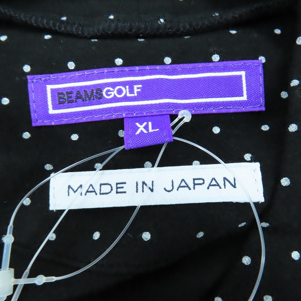 実際に弊社で買取させて頂いた【未使用】BEAMS/ビームス ゴルフ ハイネックシャツ 84-14-0024-437-19-22/XLの画像 2枚目