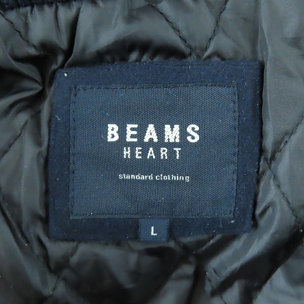 実際に弊社で買取させて頂いたBEAMS HEART/ビームスハート フード付きスタジャン /Lの画像 3枚目