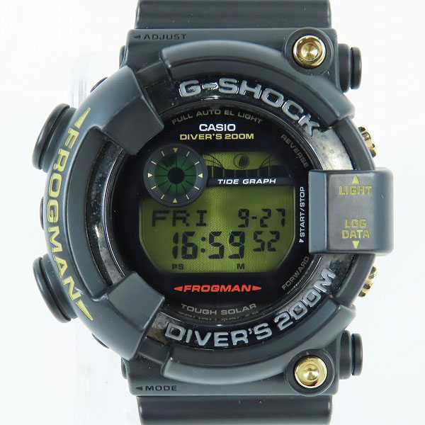 実際に弊社で買取させて頂いたG-SHOCK/Gショック 35周年 FROGMAN/フロッグマン タフソーラー GF-8235D-1BJR