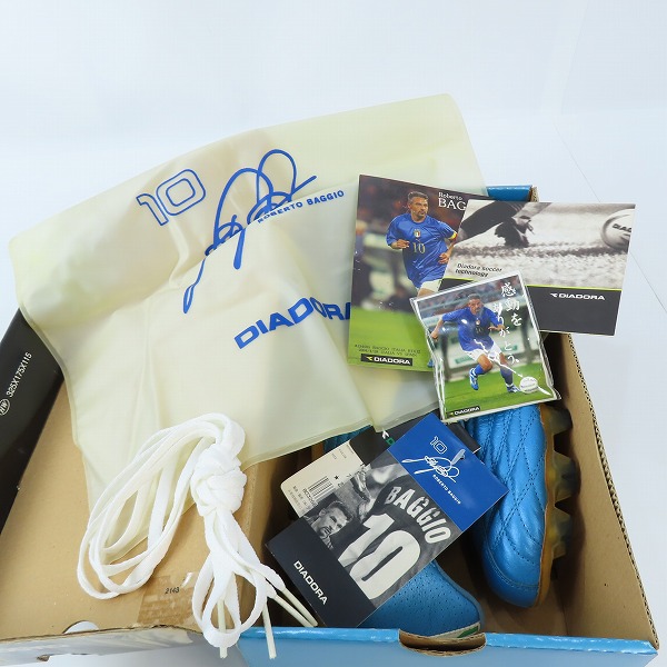実際に弊社で買取させて頂いた【観賞用】DIADORA/ディアドラ BAGGIO バッジョ 限定モデル 134585/7の画像 7枚目