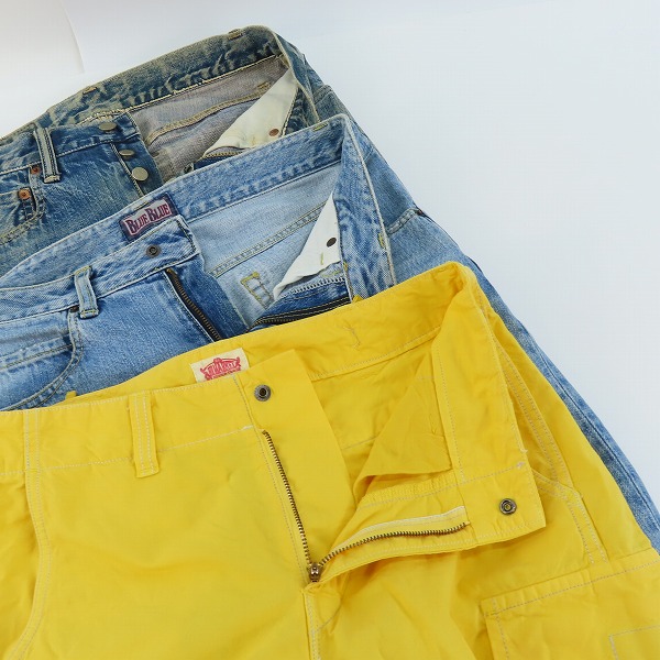 実際に弊社で買取させて頂いたBLUE BLUE/ブルーブルー H.R.MARKET/ハリウッドランチマーケット ハーフパンツ/デニムパンツ 3点セットの画像 2枚目