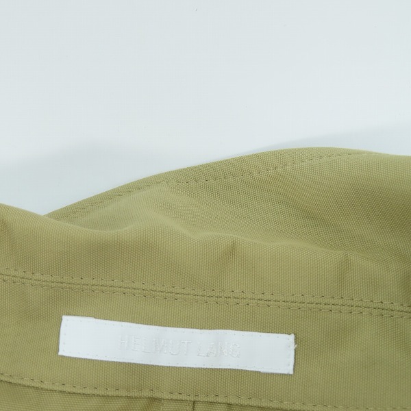 実際に弊社で買取させて頂いたHelmut Lang/ヘルムートラング Logo Patch Zip Shirt ロゴパッチジップ半袖シャツ HLM61505 M04HM501/Lの画像 7枚目