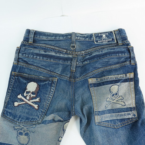 実際に弊社で買取させて頂いたmastermind JAPAN/マスターマインドジャパン 13SS dreaming期 ダブルウエスト デニムパンツ MC2-PA03-00-D/Lの画像 6枚目