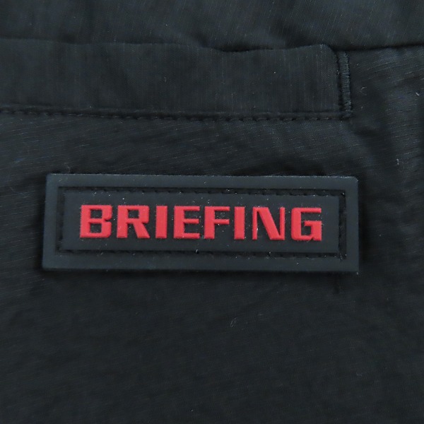実際に弊社で買取させて頂いた【未使用】BRIEFING/ブリーフィング ゴルフウェア MENS NYLON JOGGER PANTS ジョガーパンツ ブラック BRG241M41 Mの画像 5枚目