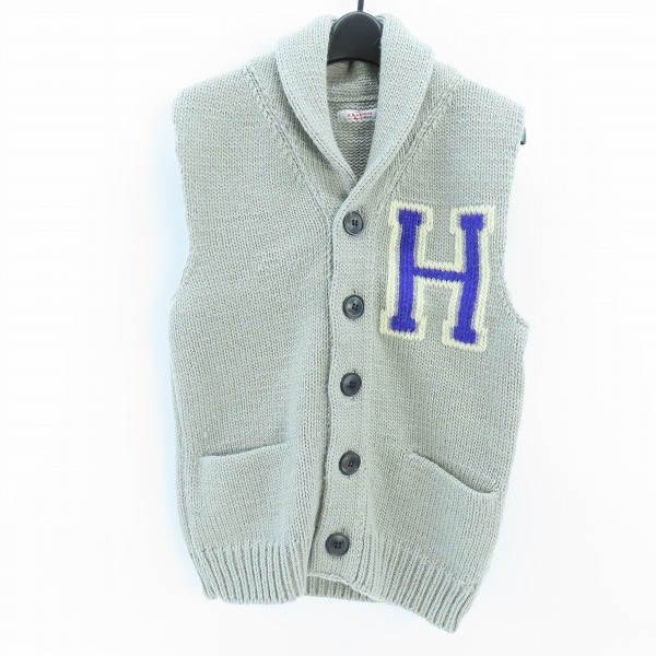実際に弊社で買取させて頂いたHOLLYWOOD RANCH MARKET/ハリウッドランチマーケット カウチンニットベスト /M