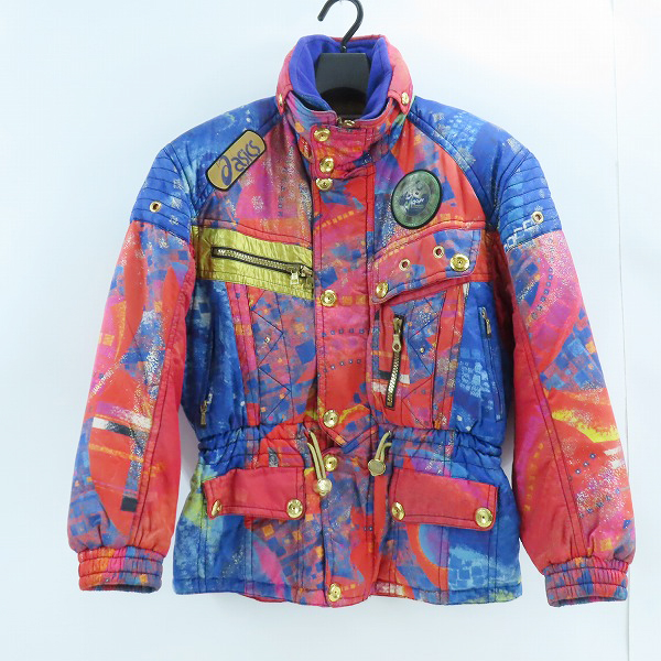 実際に弊社で買取させて頂いたasics/アシックス ビンテージ 日本代表 スキーウェア 中綿ジャケット/S