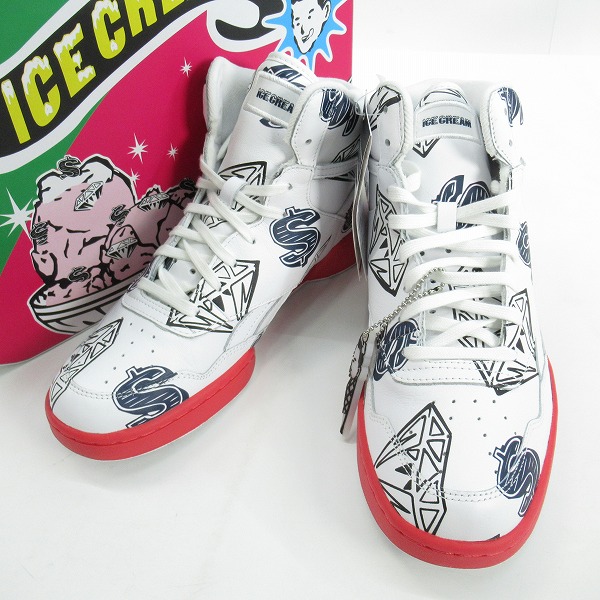 実際に弊社で買取させて頂いた【未使用】BBC×Reebok/リーボック BB4600 "Ice Cream" スニーカー FW7501/27.5