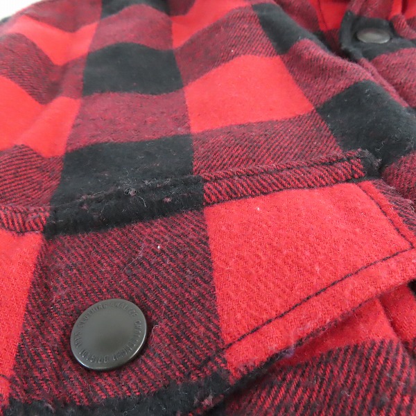 実際に弊社で買取させて頂いたCHALLENGER/チャレンジャー BUFFALO CHECK LINING SHIRT/バッファロー チェックライニングシャツ/CLG-SH 023-006/Sの画像 6枚目