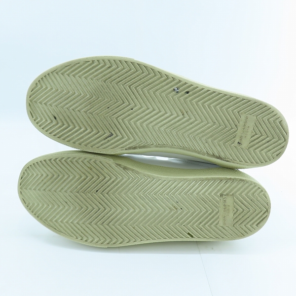 実際に弊社で買取させて頂いたSAINT LAURENT PARIS/サンローランパリ レザースニーカー 610685/43の画像 2枚目