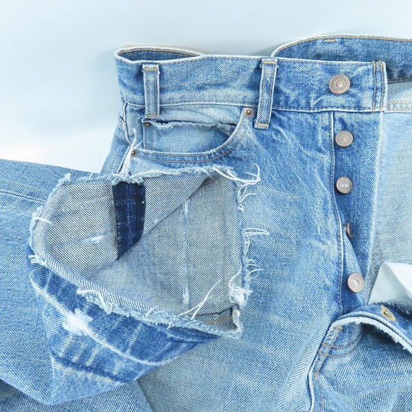 実際に弊社で買取させて頂いた【JPタグ】CELINE/セリーヌ ウェスリージーンズ デニムパンツ インディゴ N850 034S 08ZM/27の画像 5枚目