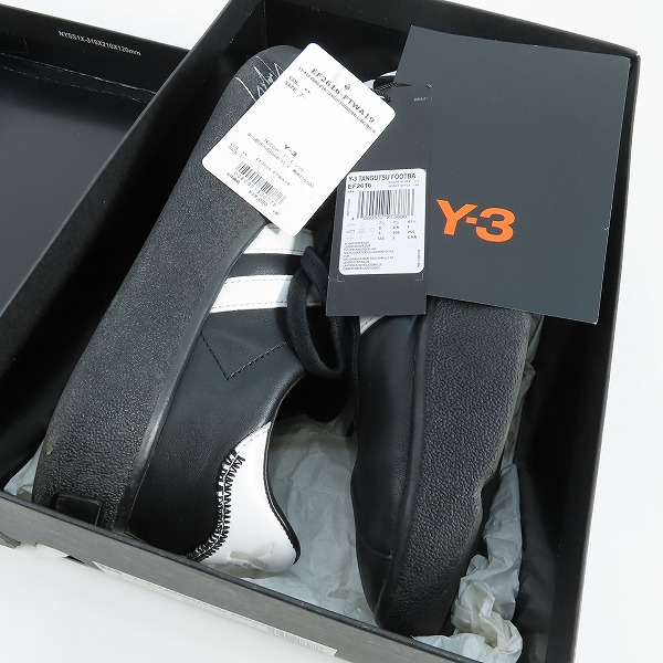 実際に弊社で買取させて頂いたY-3/ワイスリーTANGUTSU FOOTBALL タングツフットボール スニーカー EF2616/26の画像 8枚目