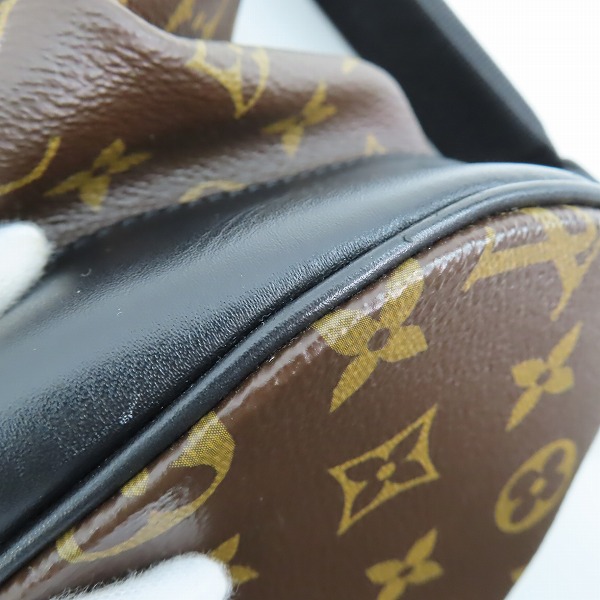 実際に弊社で買取させて頂いたLOUIS VUITTON/ルイヴィトン モノグラム マカサー クリストファー リュックサック/バックパック M43735の画像 7枚目