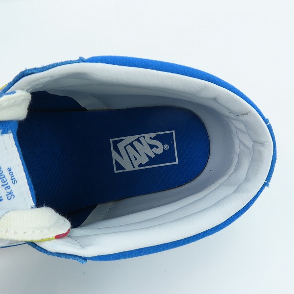 実際に弊社で買取させて頂いたVANS/バンズ Sk-8 MID REISSUE/スケートハイ ミッド ブルー 721277/27.5の画像 4枚目