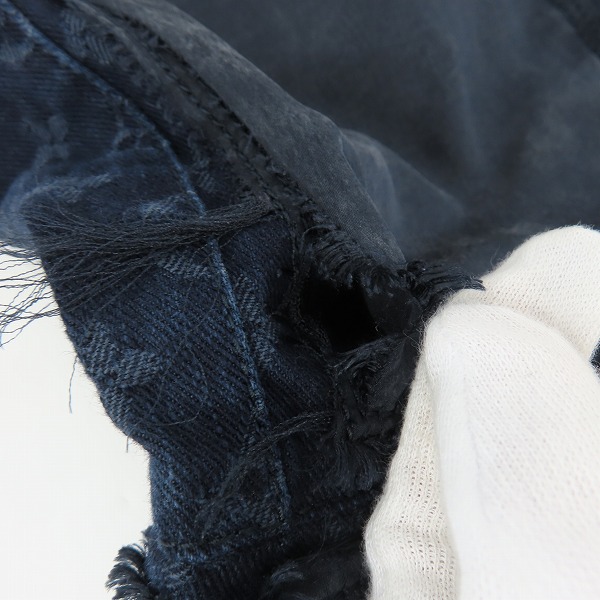 実際に弊社で買取させて頂いた【JPタグ】LOUIS VUITTON/ルイヴィトン モノグラムデニム バッグジップ ノースリーブ/ワンピース RW142W F6DR01DKL/40の画像 8枚目