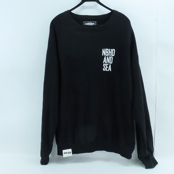 実際に弊社で買取させて頂いたNEIGHBORHOOD×WIND AND SEA/ネイバーフッド×ウィンダンシー LS SWEATSHIRT 231UWWSN-CSM01S/Lの画像 1枚目