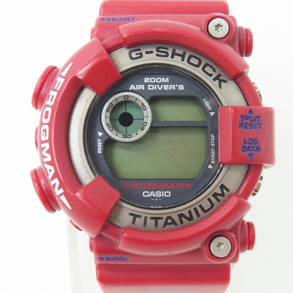実際に弊社で買取させて頂いたG-SHOCK/G-ショック FROGMAN/フロッグマン パールレッド DW-8201GF-4JF【動作未確認】
