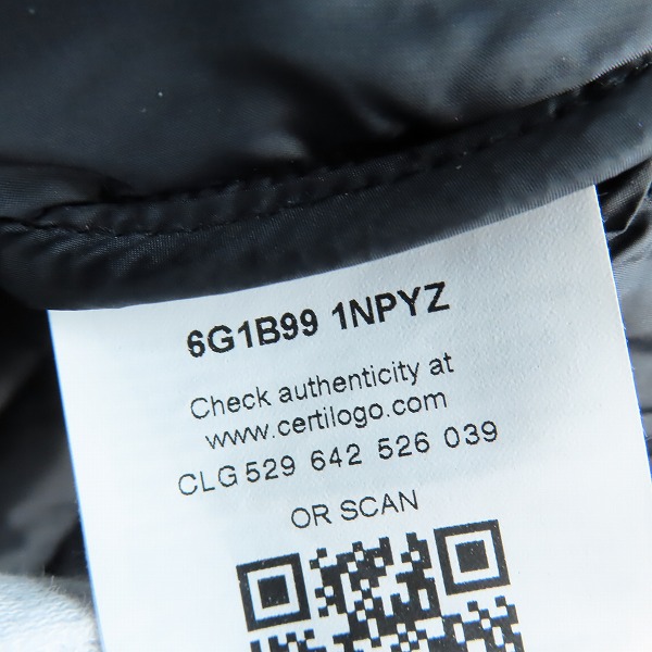 実際に弊社で買取させて頂いた【JPタグ】EMPORIO ARMANI/エンポリオアルマーニ ジャケット 撥水 キルティング/6G1B99 1NPYZ/46の画像 4枚目
