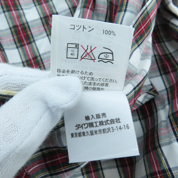 実際に弊社で買取させて頂いたPENDLETON/ペンドルトン 香港製 スナップオン 半袖シャツ Sの画像 3枚目