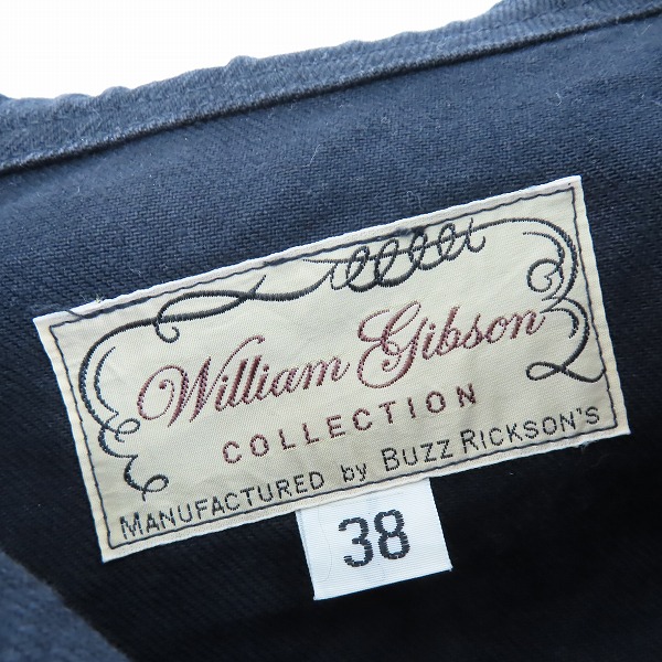 実際に弊社で買取させて頂いたBUZZ RICKSON'S×PORTER/バズリクソンズ×ポーター WilliamGibson/ウィリアムギブソン ワーク シャツ 38の画像 2枚目