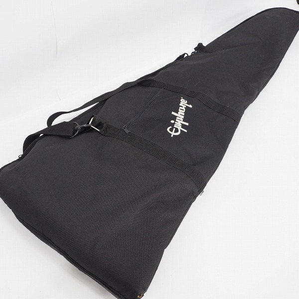 実際に弊社で買取させて頂いた★Epiphone/エピフォン Thunderbird IV/サンダーバード 4弦エレキベース ソフトケース付の画像 9枚目