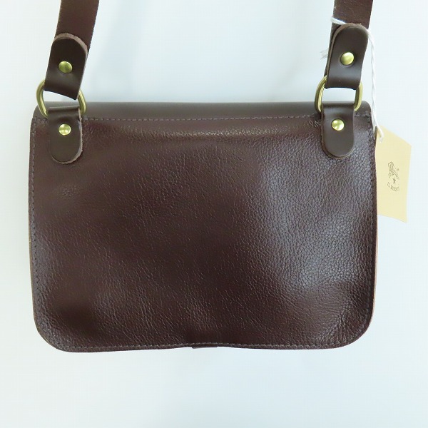 実際に弊社で買取させて頂いた【未使用】IL BISONTE/イルビゾンテ クロス ボディバッグ/ショルダーバッグ 54223-0-5210/9の画像 1枚目