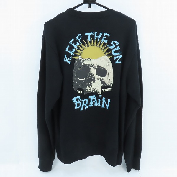実際に弊社で買取させて頂いたUNDERCOVER/アンダーカバー  23AW SWEAT KEEP THE SUN BRAIN ブラック UC2C4891-1/4の画像 1枚目