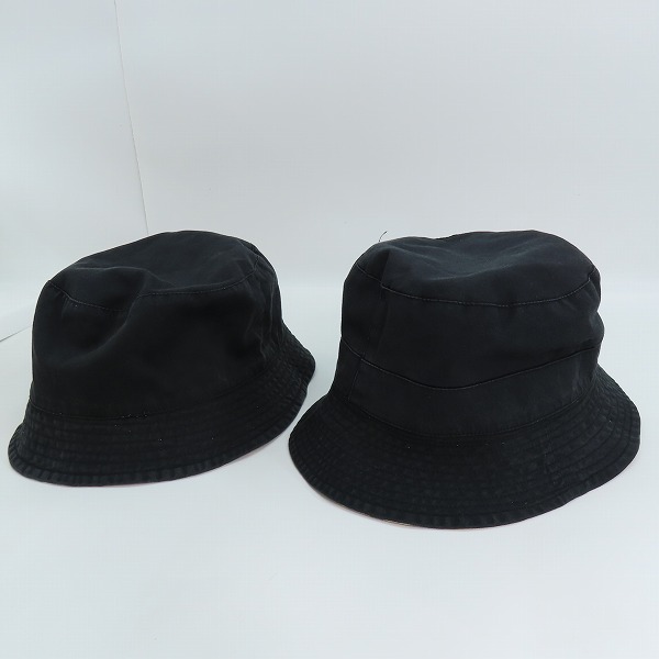 実際に弊社で買取させて頂いたBURBERRY LONDON/バーバリーロンドン他 リバーシブル チェック柄 バケットハット 2点セット の画像 2枚目